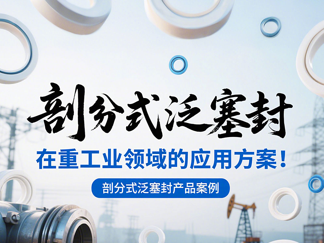 剖分式泛塞封產品案例 ? 在重工業領域的應用方案！